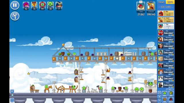 Angry Birds Friends On Facebook Ancient Greece Tournament Levels 1 To 6
