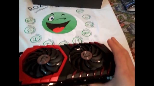 Распаковка, обзор MSI GTX 1060 GAMING X 6G смотреть онлайн