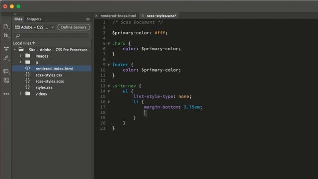 Enhance your CSS with preprocessors | Adobe Dreamweaver смотреть онлайн