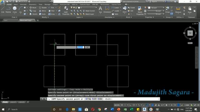 Copying and moving with AutoCAD - Lesson 25 смотреть онлайн