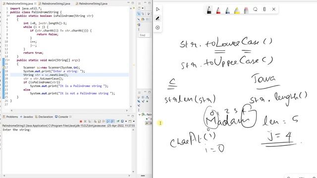 Palindrome String Program using C and JAVA | Basic Programs Set 2 | Programming Genics смотреть онлайн