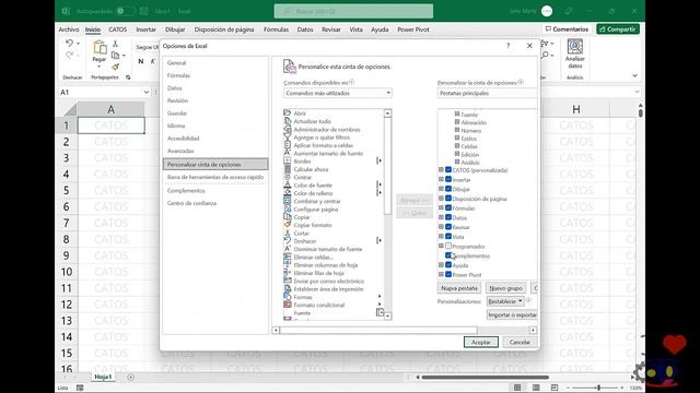 VBA. Cómo activar la ficha programador / desarrollador en Excel 365 смотреть онлайн