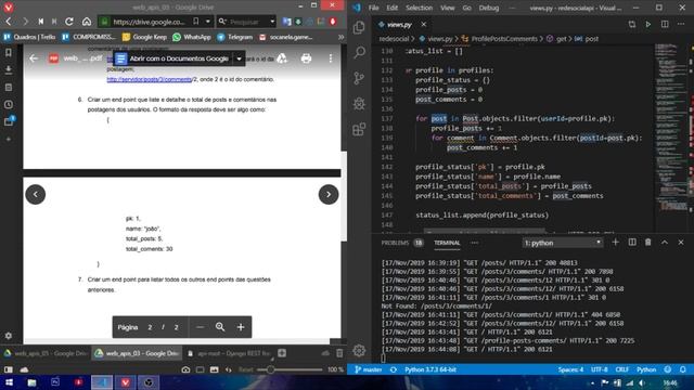 Django rest framework - Rede Social API смотреть онлайн
