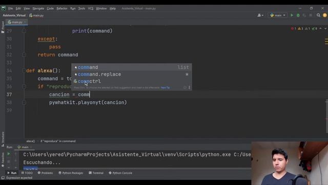 Python - Crea a tu propia asistente virtual смотреть онлайн