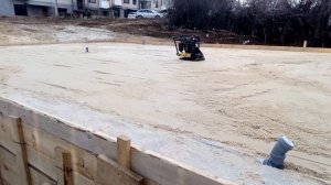 Плита на ленточном фундаменте