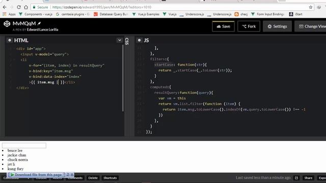 simple filter and lodash js vuejs essentials смотреть онлайн