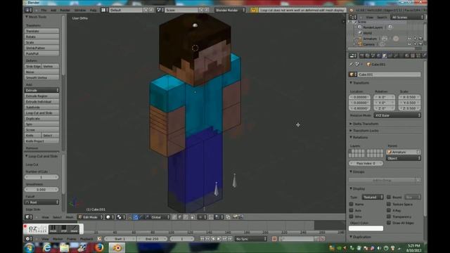 (Blender) Minecraft Rig Making (Timelapse) смотреть онлайн