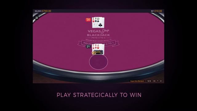Vegas Strip Blackjack Promo смотреть онлайн