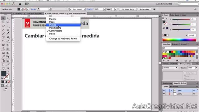 ✅✅✅COMO CAMBIAR DE UNIDADES DE MEDIDA Adobe Ilustrador, Adobe Photoshop y Adobe Indesign смотреть онлайн