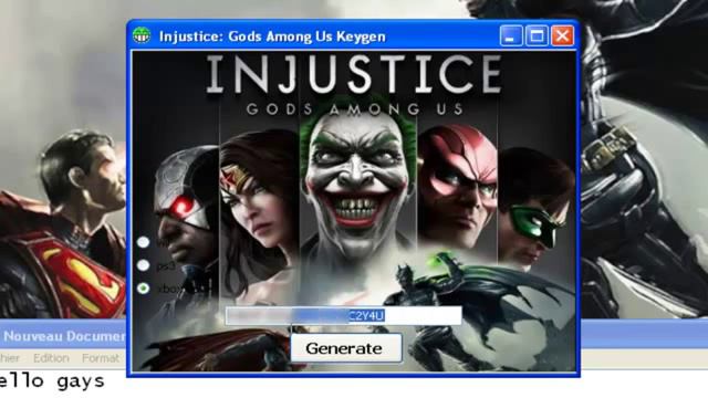 Injustice Gods Among Us Keygen PS3 XBOX 360 Wii] смотреть онлайн