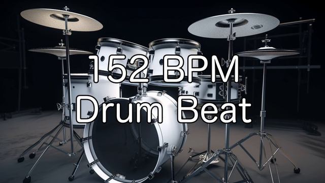152 BPM Rock Drum Beat for Musical Practise смотреть онлайн