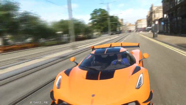 Koenigsegg Jesko in Goliath circuit cinematic gameplay in Forza horizon 4 | Jesko AE смотреть онлайн