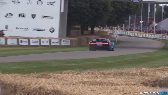 1500HP Bugatti Chiron Driven FLAT OUT! - Quad-Turbo W16 Engine Sounds! смотреть онлайн