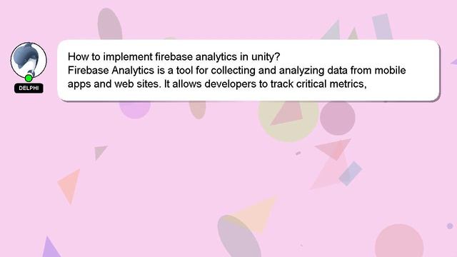 How to implement firebase analytics in unity? смотреть онлайн