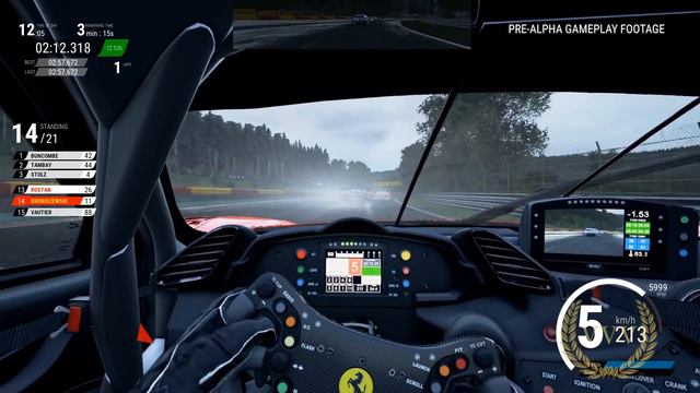 Assetto Corsa Competizione - Spa Wet - E3 2018 смотреть онлайн