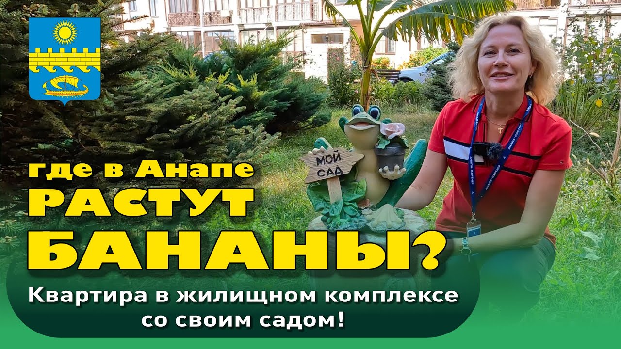 Где в Анапе растут бананы? Квартира в ЖК со своим садом #анапа #купитьквартиру #квартирауморя смотреть онлайн