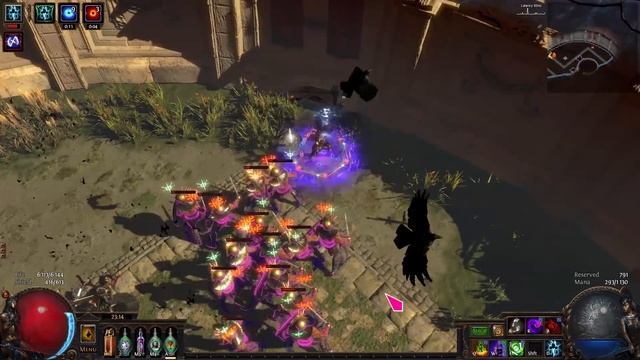 [3.3] Incursion | self-casted Dark Pact (no skeleton) quick showcase смотреть онлайн