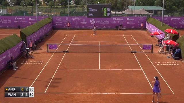 Erika Andreeva v Xinyu Wang - W100+H LA BISBAL D'EMPORDA (match incomplete) смотреть онлайн