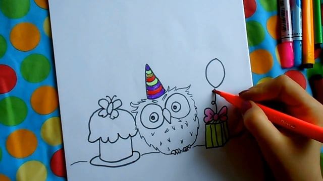 How to draw an Owl | Cum desenam o bufniță | Как рисовать сову смотреть онлайн