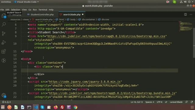 Laravel Autocomplete Search | Typeahead search | Ajax Autocomplete in Laravel | Learning Points смотреть онлайн