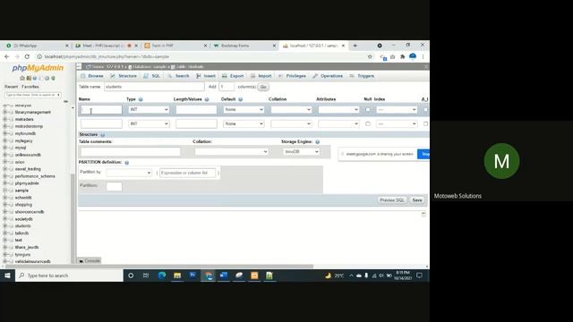 PHP - Inserting data into MySQL Table (Manmohan Chahal) смотреть онлайн