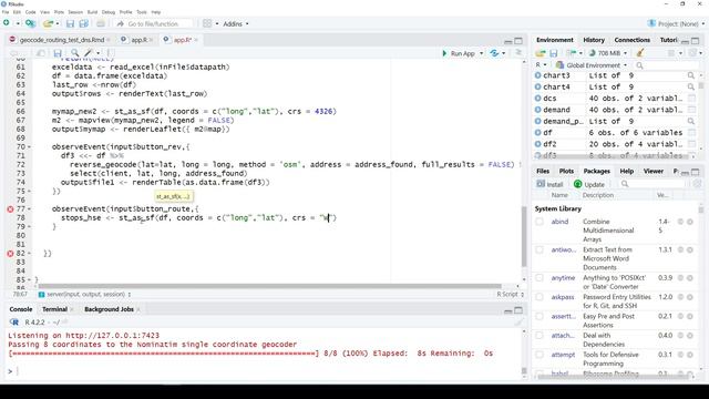 Rshiny. Приложение для построения маршрутов. Часть 2: Сервер смотреть онлайн