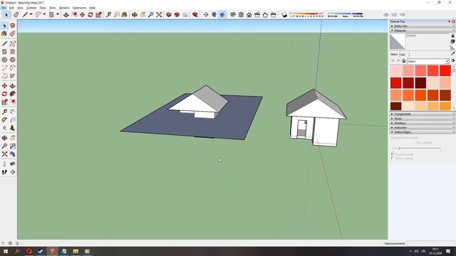 Мини урок как разделить цельною модель на 2 части в SketchUp! (просто и без плагинов!) смотреть онлайн