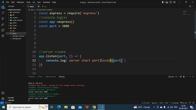 Express Js Project 2 Hindi (Admission Portal) смотреть онлайн