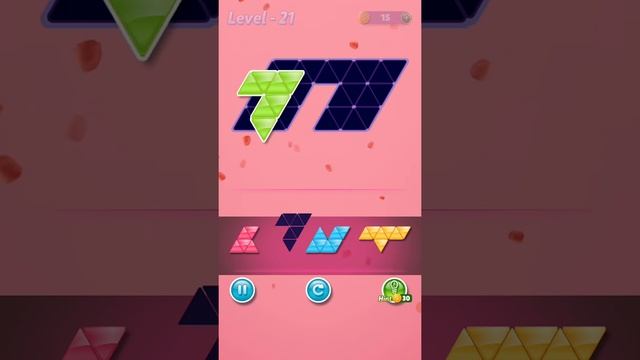 Hard Level 21 Block! Triangle Puzzle: Gwme |Tangram BitMango| #shorts Gameplay |FuN Games TV| смотреть онлайн