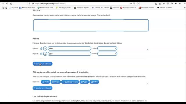 LearningApps , classer par paire смотреть онлайн