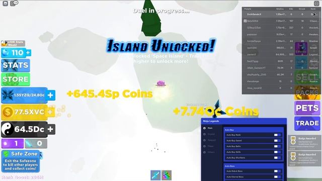 NINJA LEGENDS Script Pastebin 2022 AUTO FARM & MORE смотреть онлайн