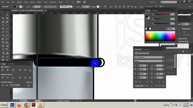 How To Make 3D Bottle Design / illustrator English tutorial / 3D Products Object design смотреть онлайн