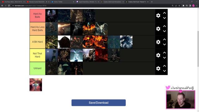Fudj's Dark Souls 1 Boss Tier List смотреть онлайн