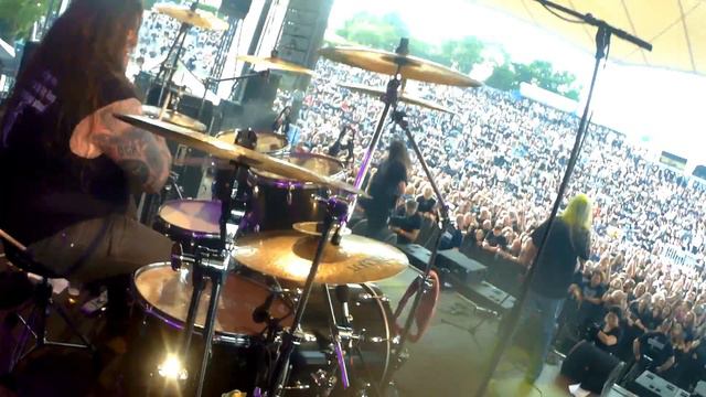 Asphyx - Drum cam "The Rack" смотреть онлайн