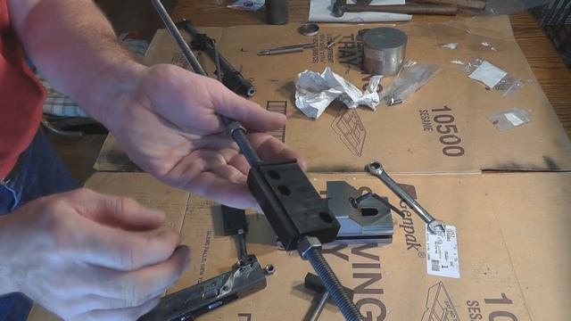 AK47 kitchen build barrel remove and install Tothtool barrel tool смотреть онлайн