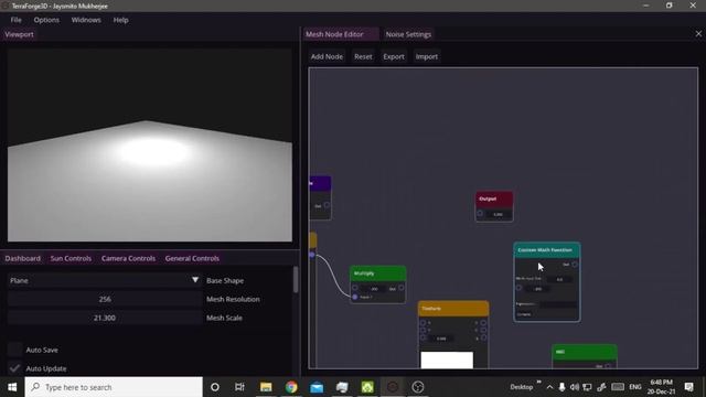 TerraForge3D New Node Editor | TerraForge3D Tutorial E14 | Version 2.0 | Jaysmito Mukherjee смотреть онлайн