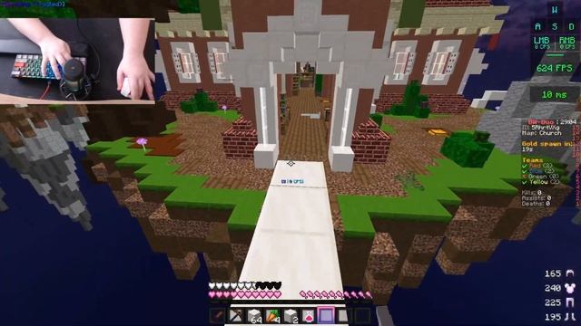 keyboard and mouse ASMR | Qplay Bedwars Duo | смотреть онлайн