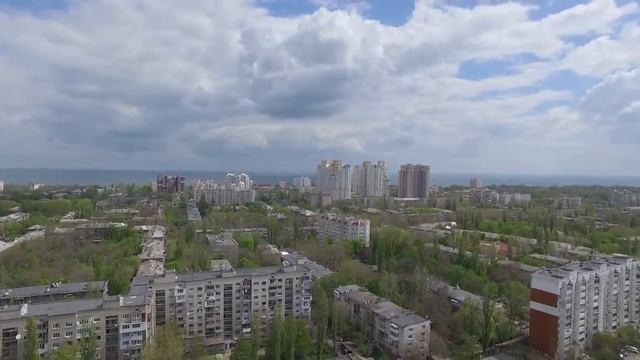 Вид из окон ЖК 4 сезона, СК Будова. 24 этаж смотреть онлайн