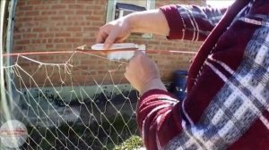 ? Как посадить рыболовную сеть. Посадка пятёрки.