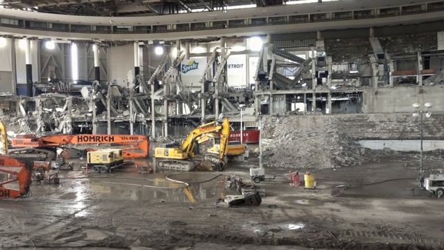 Abandoned Stadium - The Palace Of Auburn Hills In Michigan