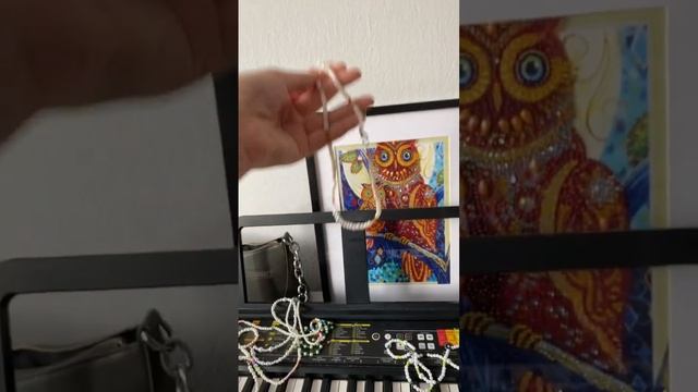 Колье из бисера !!ХОТИТЕ ОБЗОР НА ПОСЛЕДНЕЕ?????#бисер #бисероплетение #украшения смотреть онлайн