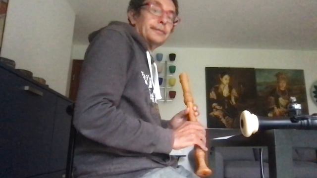 J. S. Bach, Sarabande Suite V BWV 1011, set for alto recorder смотреть онлайн