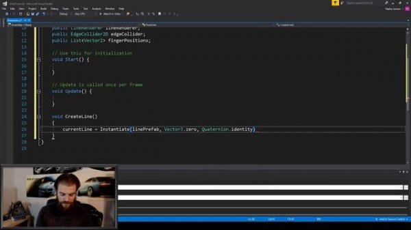 Unity Drawing Lines with Mouse Position - Line Renderer and Edge Collider