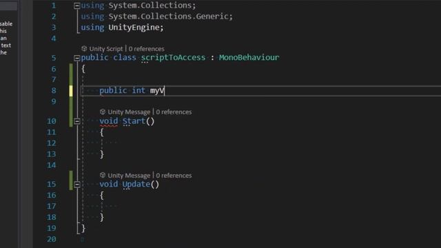 How to acces a variable from another script in Unity // tutorial #1 смотреть онлайн