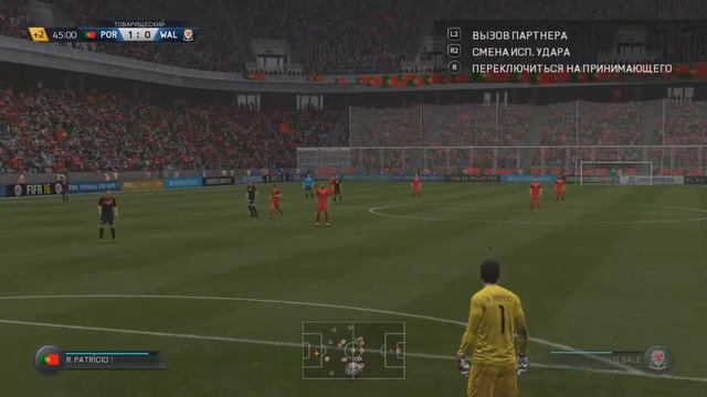 Португалия-Уэльс обзор FIFA 16 смотреть онлайн