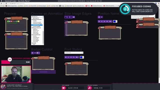 The Best Chat Overlay - Coded Live [Photoshop & Code] смотреть онлайн