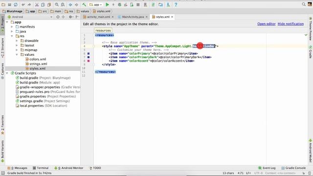 Blur Effect ImageView in Android Studio Tutorial смотреть онлайн