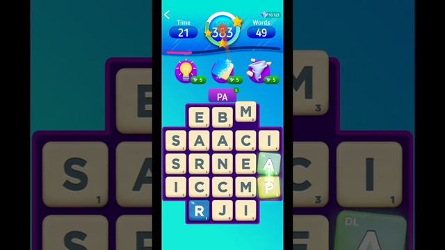 Scrabble Go: Word Drop Classic: 75 words played ( very fast play) смотреть онлайн