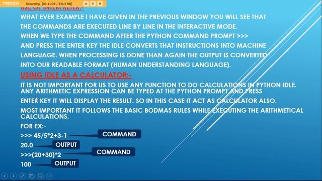 Introduction to Python part 2 class 8th смотреть онлайн
