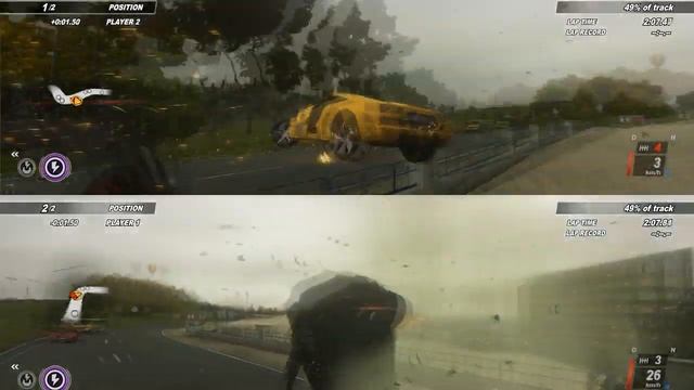 Crash Time 5 - Undercover Split Screen Gameplay PC - Race on highway смотреть онлайн